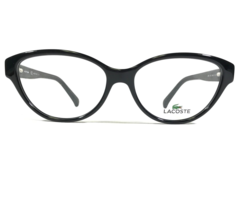 Lacoste L2764 001 Eyeglasses Frames Black Round Cat Eye Full Rim 53-15-135 - £54.88 GBP