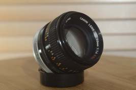 Vintage Canon FD 50mm f1.4 SSC lens. These are just fantastic prime lenses. - £192.89 GBP