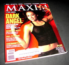 Maxim Magazine 034 Oct 2000 Jessica Alba Fall Tv Charlie Sheen Gena Lee Nolin - £10.38 GBP