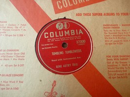 Gene Autry Trio 10&quot; 78 rpm - Tumbling Tumbleweeds / Old Missouri Moon - £10.99 GBP
