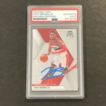 2019-20 Panini Mosaic #162 Troy Brown Jr. Signed Card Auto Psa Rc Rookie Slabbed - £62.92 GBP