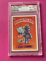 1985 Topps OS1 Garbage Pail Kids 1st Series 1 Scary Carrie 25b Card Psa 8.5 POP2 - £147.02 GBP