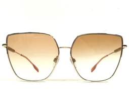 Burberry Sunglasses B3143 1109/V0 Polished Gold Cat Eye Orange Lenses 61... - £139.64 GBP