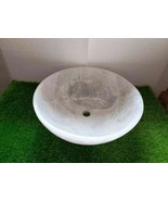 18&quot;White Quartz Top Sink – Elegant Handmade Stone Basin for Home &amp; Bathr... - $13,045.16 MXN