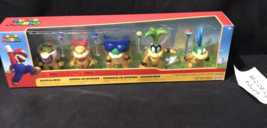 Super Mario 2.5&quot; Koopalings Bowser Jr Wendy Ludwig Iggy Larry 5 action figures - £76.74 GBP
