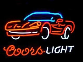 Coors Light Car Auto Neon Sign 16&quot;x14&quot; - £109.93 GBP