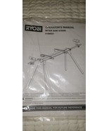 RYOBI Operator&#39;s Manual Miter Saw Stand A18MS01 - $9.89