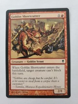 MTG Magic The Gathering Card Goblin Shortcutter Creature Goblin Scout Red Zendik - £5.92 GBP