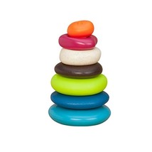 B Baby Skipping Stones A Stackable Preschool Toy (22.9 x 15.2 cm, 7-12 M... - £14.64 GBP