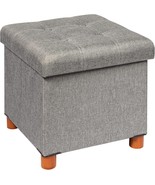 15&quot; B Fsobeiialeo Storage Ottoman With Tray, Foot Stools And, Storage Cu... - €41,62 EUR