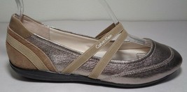 Calvin Klein Size 5.5 M ROSELLA Bronze Metallic Flats New Women&#39;s Shoes - £76.55 GBP