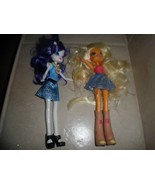 2 My Little Pony Equestria Girl Purple Hair &amp; Yellow hair 9&quot; Dolls - £10.04 GBP