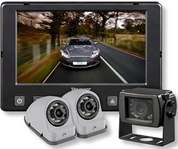 Voyager VOS719WPLD3B Wired Camera System,  7&quot; QuadView Monitor - £825.17 GBP