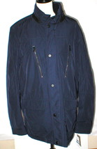 New NWT L Mens Coat Michael Kors Jacket Midnight Dark Blue Rain Wind Resistant  - £435.87 GBP