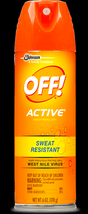 15% DEET OFF! Active Insect REPELLent 6 oz aerosol OFF mosquito Bug tick... - $441.45 MXN