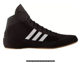 Adidas Hvc 2 Men’s Black/White Wrestling Shoes!!(Size 9.5) - $61.74