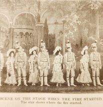 1904 Stage Scene At The Start Of Chicago Iroquois Theater Fire Disaster ... - $56.04 CAD