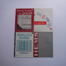 Sewing Pattern/Instruction booklets Lot of 4 French Sewing bu Serger - $9.49