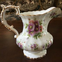 Hammersley Victorian Floral Jug Pitcher Made In England Bone China Numbered 4149 - £35.52 GBP