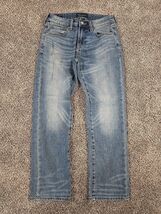Aeropostale 2024 Straight Leg Jeans Mens Sz 28x30 Relaxed Distressed Denim  - $24.75