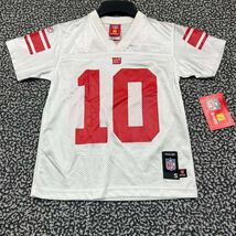 New York Giants Manning #10 Jersey Shirt Youth Small 8 White NFL V-Neck ... - $68.50 CAD