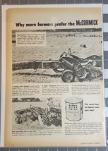 1956 New McCormick number 45 Hay Baler Magazine Advertisement Baler Twine - £14.69 GBP