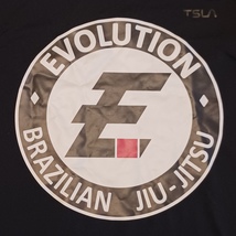 TSLA Compression T Shirt Evolution Brazilian Jiu Jitsu Adult Size M Medium - £11.76 GBP