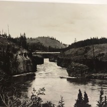 RPPC Vintage Miles Canyon Yukon Canada Robert Lowe Bridge Postcard - £8.28 GBP