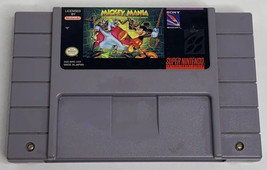 Mickey Mania Timeless Adventures Mickey Mouse Super Nintendo SNES Game Authentic - £13.23 GBP