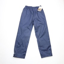 NOS Vtg Columbia Womens Large Spell Out Wide Leg Water Resistant Rain Pants Blue - £47.03 GBP