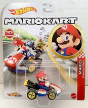 NEW Mattel GBG26 Hot Wheels Mario Kart 1:64 MARIO Standard Kart Diecast Car - $14.06