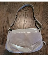 ISABELLA FIORE Patent Leather Beige Hobo Bag, New! - $98.99