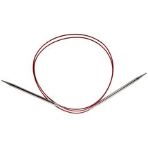 Red Lace Stainless Steel Circular Knitting Needles 47&quot;-Size 17/12.75mm - $24.99