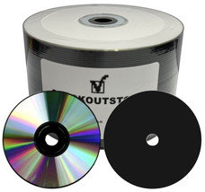 CheckOutStore 52x Black Bottom CD-R 80min 700MB Shiny Silver (Shrink Wrap) - £18.51 GBP+