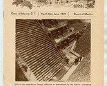 Anezeh Gossip Sheet Oasis of Mexico Quetzalcoatl Temple 1947 Shriners - $47.52