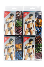 Men&#39;s 12 Pack Cotton Blend Animal Print Stretch Breathable Briefs Underwear - $29.91