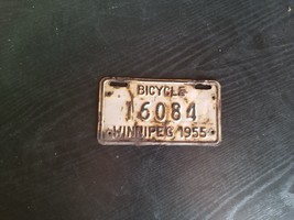 1955 Winnipeg (Manitoba) Bicycle License Plate - $29.34