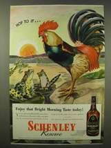1945 Schenley Reserve Whiskey Ad - Hop To It - £14.55 GBP