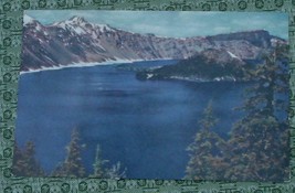Vintage Color Photograph Postcard, Crater Lake, Oregon, No.12 Union Oil Company - £3.10 GBP