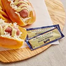 Grey Poupon Dijon Mustard 0.25 oz. Portion Packets - 200 Case - $26.95