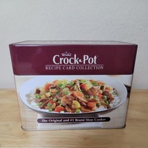 Slow Cooker Crock Pot Recipe Card Collection In Tin - Like New Condition  - £10.31 GBP