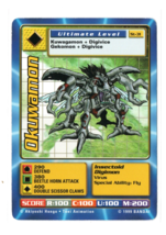 Digimon CCG Battle Card Okuwamon #St-31 1st Edition Bandai 1999 Starter ... - £1.55 GBP