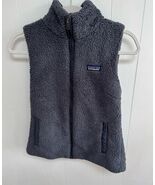 Patagonia Los Gatos Sherpa Vest Womens Blue Deep Pile Sleeveless 16x23 M... - $35.32 CAD