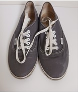 VANS Mens Size 7 Classic Low Top Sneaker Shoes White Lace Up Women&#39;s Sz 8.5 - $368.42 MXN