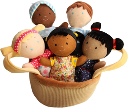 Basket of Buddies 8&quot; Plush Diversity Dolls | Toddler Dolls | Preschool Dolls | M - £39.18 GBP