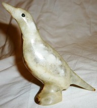 Vintage Carved Marble Bird Figurine - £9.65 GBP