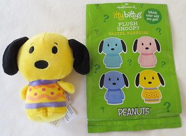 Hallmark Itty Bittys Peanuts Pastel Surprise Easter Pattern Snoopy Plush - £10.32 GBP