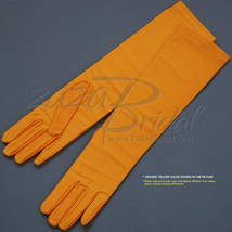 4-Way Stretch Matte Finish Satin Dress Gloves Below-The-Elbow Length 8BL - £15.22 GBP+