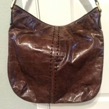 Sigrid Olsen brown leather purse Green interior Shoulder Bag - $28.71