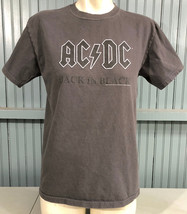 AC/DC Back In Black Gray Medium T-Shirt - £10.86 GBP